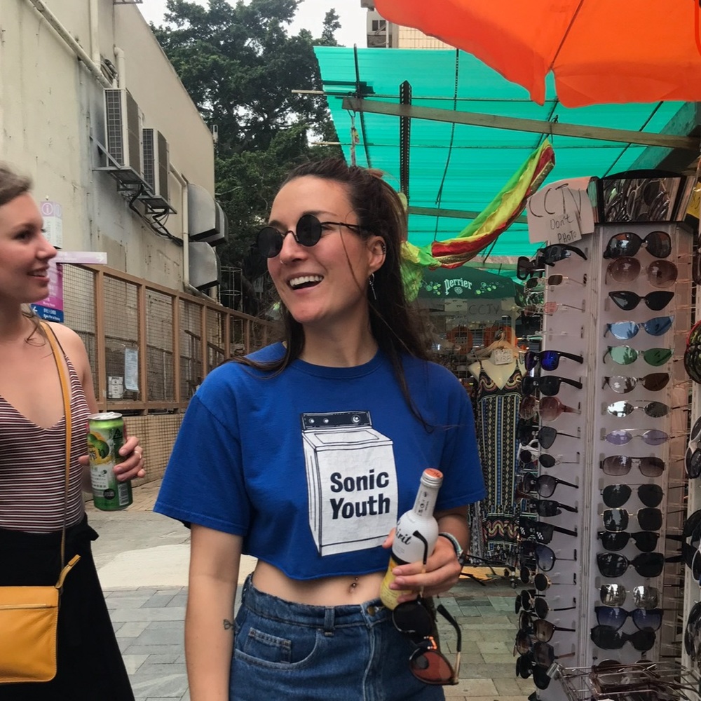 Vintage Cropped Sonic Youth Tee